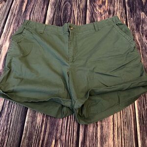 Old Navy Green Cargo Shorts Relaxed Fit Durable